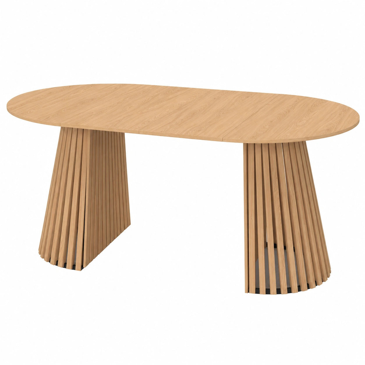 Table à Manger Ronde Extensible pour 4 à 10 Personnes