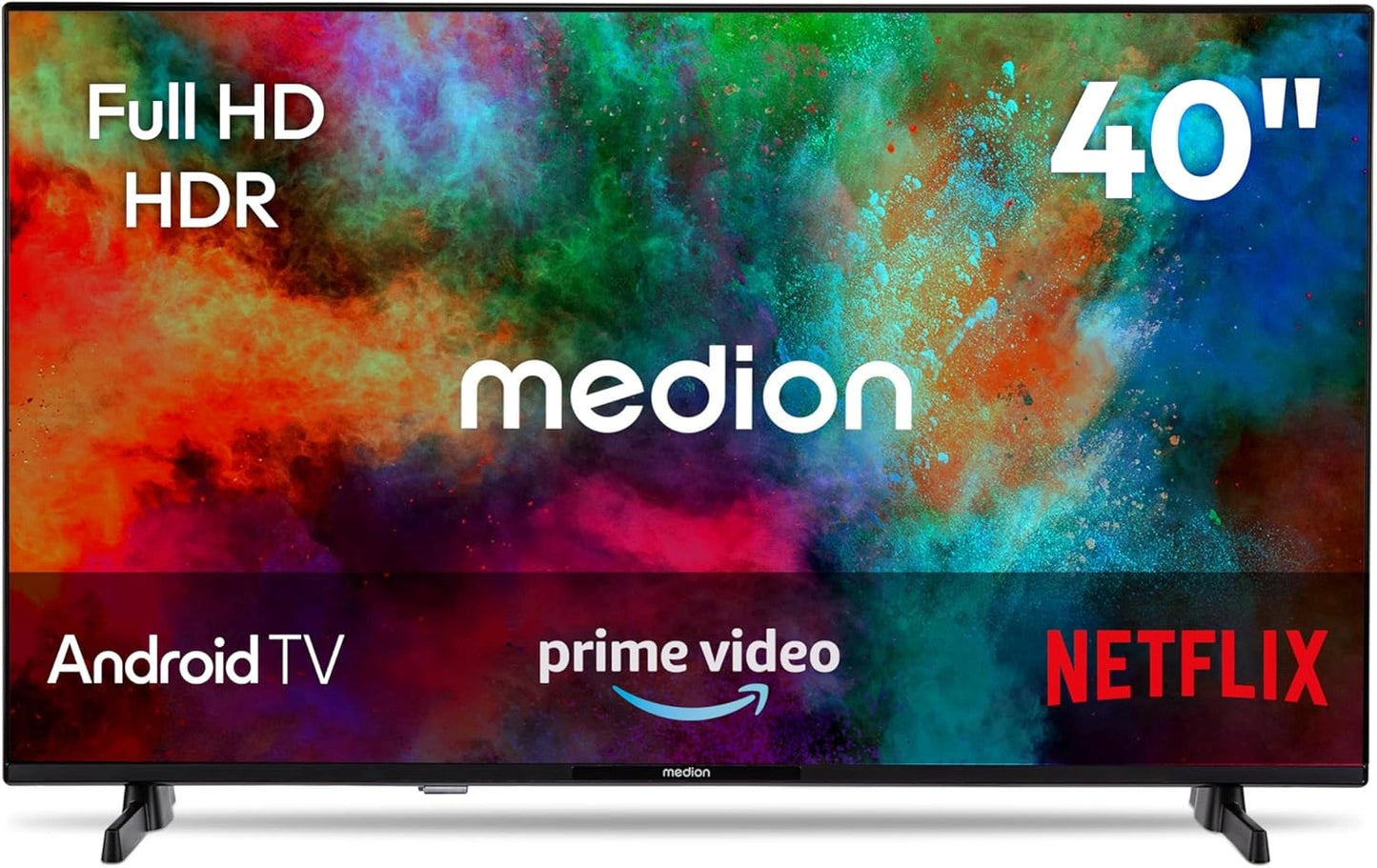 Téléviseur MEDION 40'' Full HD Android TV avec HDR et Bluetooth