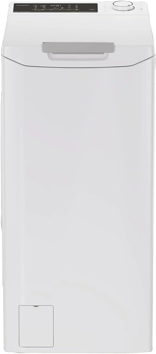 CANDY - Lave-linge Top 8 kg, 1200 trs/min, Énergie B, 17 programmes, Wifi, Silencieux, Blanc