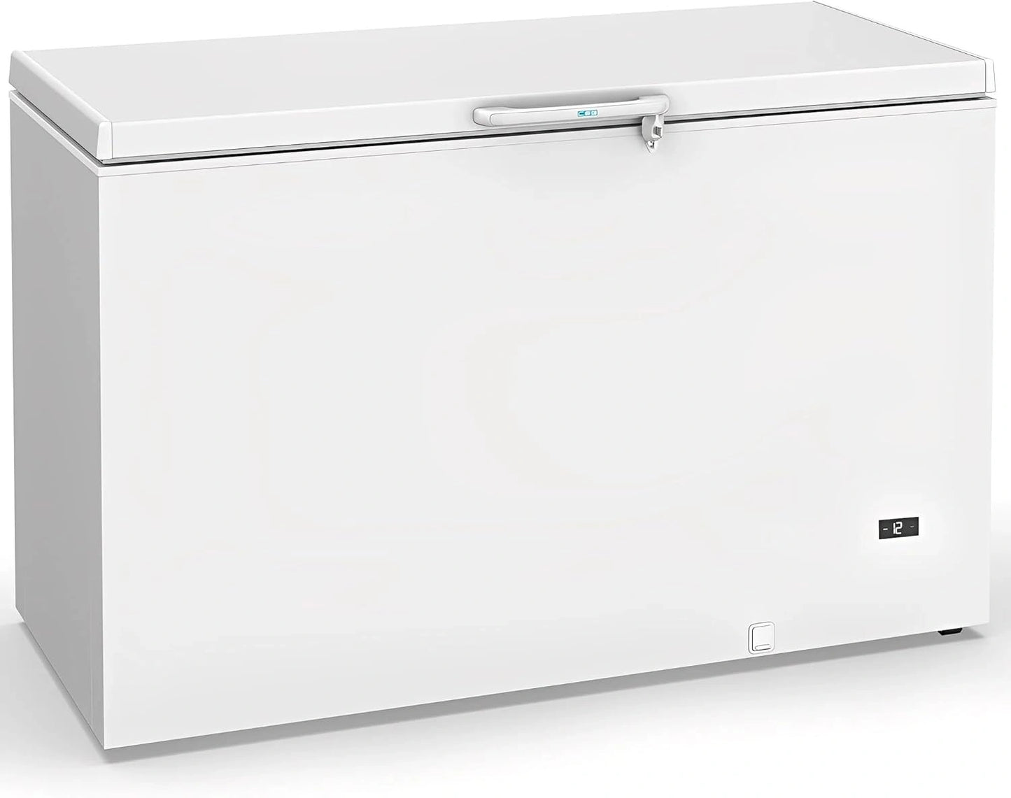 Congélateur Coffre 643 L avec Couvercle Abattant, Thermostat Ajustable, Sécurité et Isolation Optimale pour Cuisine Professionnelle