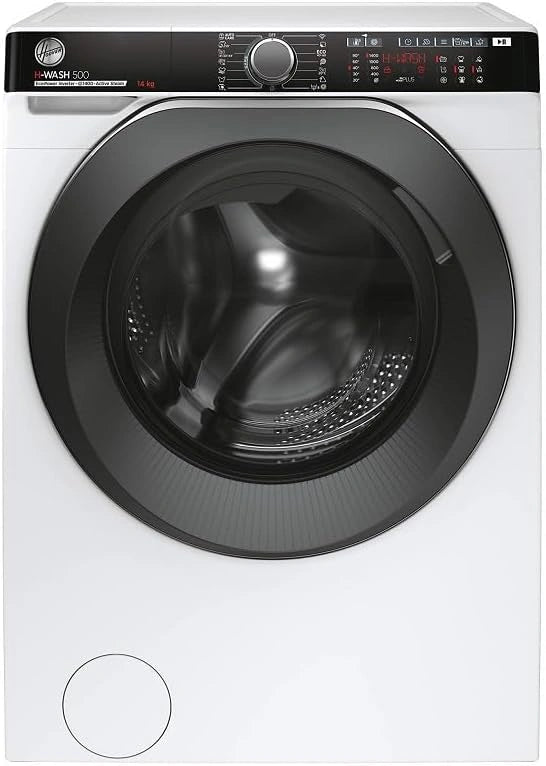 Lave-linge frontal HOOVER 14 kg - Classé A+++ - 1400 trs/min - Induction - Blanc