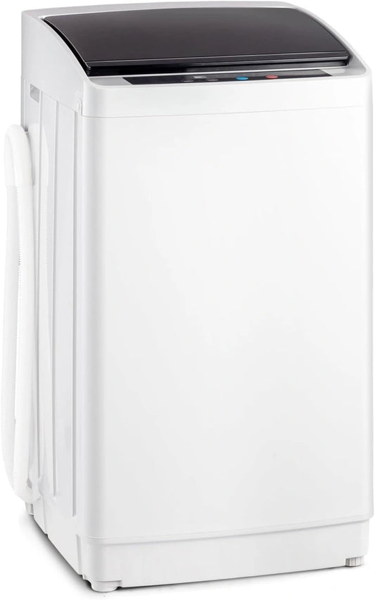 Mini Lave-linge 5KG LEADZM, 400W, Pompe de Vidange, Panneau Multifonction
