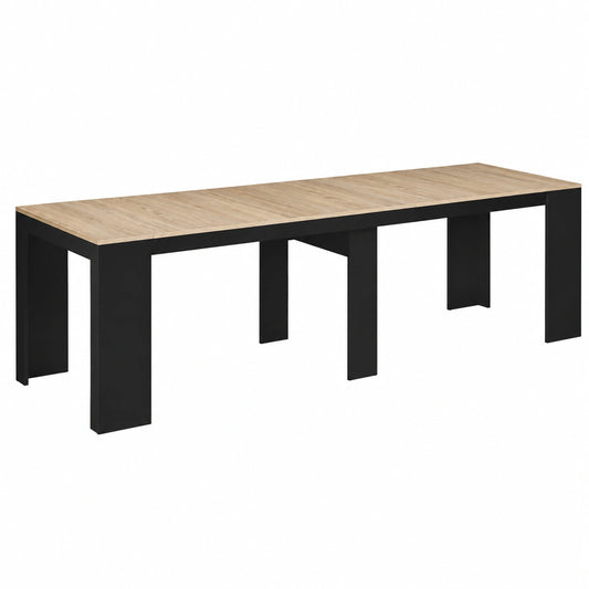 Table Console Extensible pour 10 Personnes en Bois et Hêtre