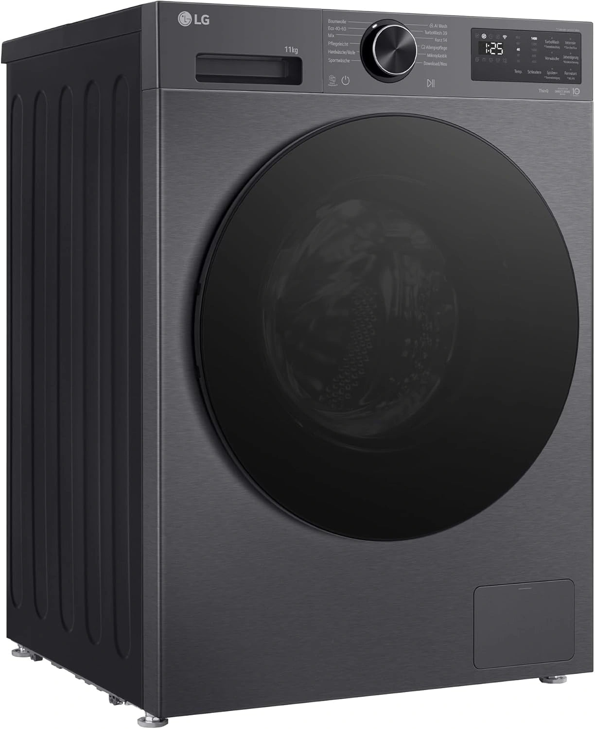 LG F4WX701YB Lave-linge 11 kg A+++ 1400 tr/min AI Wash TurboWash 360 Steam ThinQ Noir