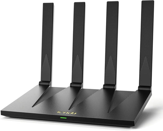 Tenda Routeur WiFi 6 AX3000 Dual Band Gigabit AX12 Pro avec EasyMesh et NFC