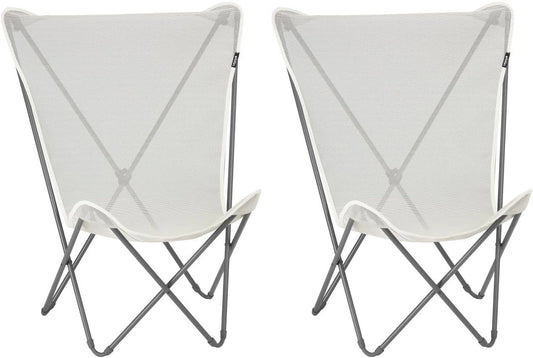 Ensemble de 2 Fauteuils Papillon Maxi Pop-Up Lafuma Mobilier