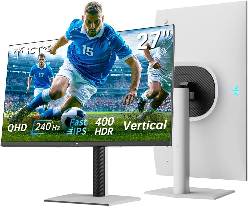 Écran de Jeu KTC 27" QHD 2560x1440, 275Hz OC, IPS Rapide, 1ms, HDR400, Compatible FreeSync & G-Sync, Protection des Yeux, VESA, Support Réglable, HDMI 2.0, DisplayPort 1.4