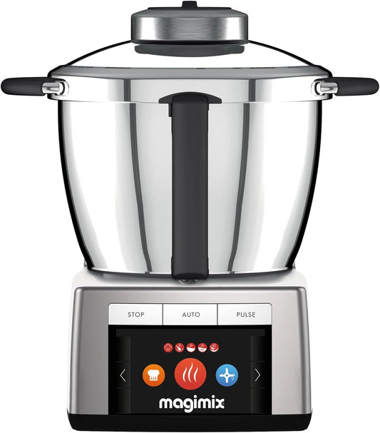 Robot Culinaire Magimix Cook Expert XL 1800W - Capacité 4,8L - 15 Programmes - Fabrication Française - Chrome