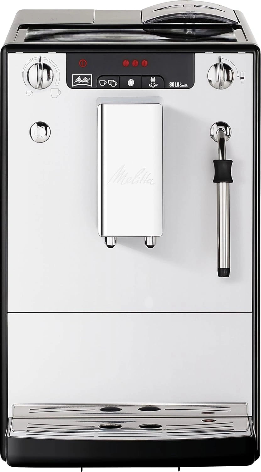 Machine à Café Automatique Melitta Caffeo Solo & Milk, Argent, 1.2L