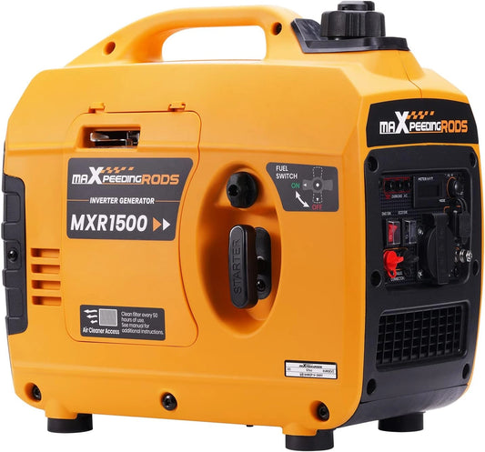 Générateur Inverter Portable 1200W, Silencieux et Léger, Moteur 4 Temps pour Camping et Voyages