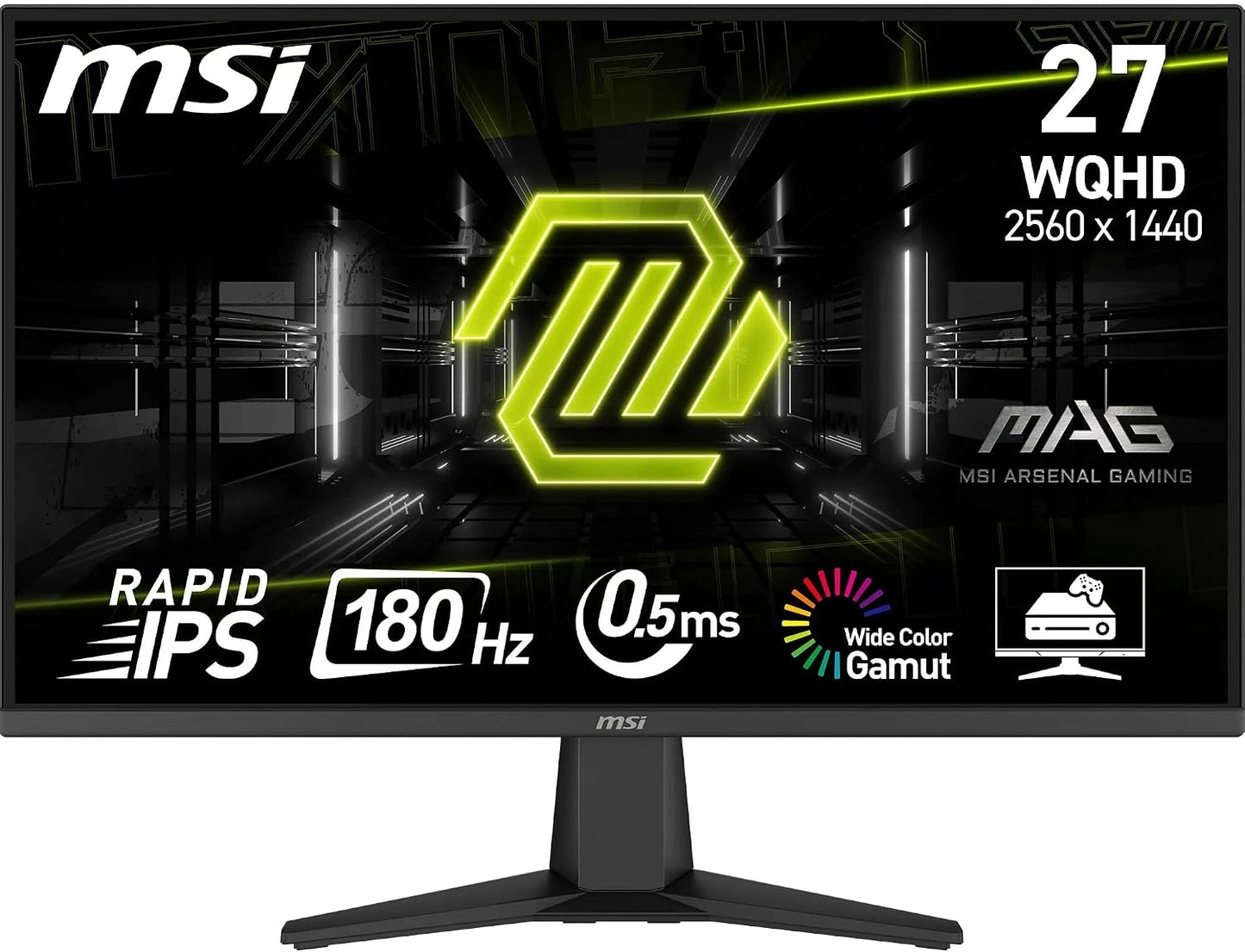 Écran de Jeu MSI 27" WQHD avec Rapid IPS, 180 Hz et AMD FreeSync