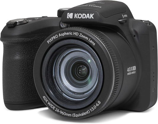 Appareil Photo Bridge Numérique Kodak AZ405, Zoom Optique 40X, 20 MP, Vidéo 1080p, Écran LCD 3"